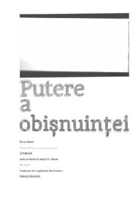 cover of the book Puterea obisnuintei