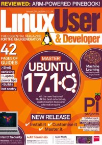 cover of the book Linux User & Developer 185 - Ubuntu 17.10 Launch Pack