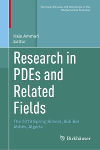 cover of the book Research in PDEs and Related Fields: The 2019 Spring School, Sidi Bel Abbès, Algeria