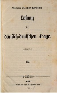 cover of the book Lösung der deutsch-dänischen Frage