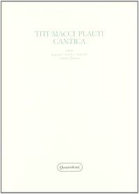 cover of the book T. Maccius Plautus: Cantica