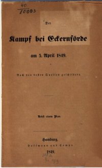 cover of the book Der Kampf bei Eckernförde am 5. April 1849