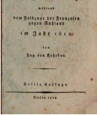 cover of the book Die Ohrfeige von Moskau oder Schreckensscenen an der Berezina während dem Feldzuge der Franzosen gegen Rußland im Jahr 1812