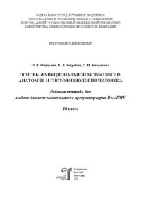 cover of the book Основы функциональной морфологии: анатомия и гистофизиология человека: рабочая тетрадь для медико-биологических классов предуниверсария ВолгГМУ. 10 класс