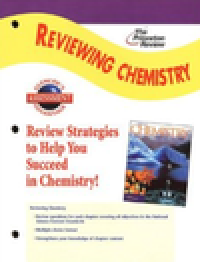 cover of the book Glencoe Chemistry: Matter and Change. Reviewing Chemistry