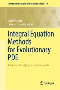 cover of the book Integral Equation Methods for Evolutionary PDE: A Convolution Quadrature Approach