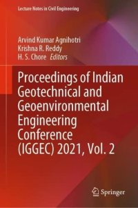 cover of the book Proceedings of Indian Geotechnical and Geoenvironmental Engineering Conference (IGGEC) 2021, Vol. 2