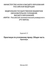 cover of the book Практикум по уголовному праву