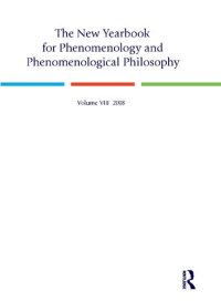 cover of the book The New Yearbook for Phenomenology and Phenomenological Philosophy, Volume 8