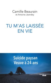 cover of the book Tu m'as laissée en vie. Suicide paysan, veuve à 24 ans