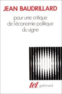 cover of the book Pour une critique de l'économie politique du signe