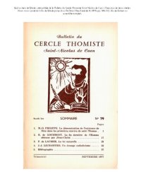 cover of the book La démonstration de l'existence de Dieu chez saint Thomas (Etude complète : BCTC et De l'être à Dieu)