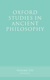 cover of the book Oxford Studies in Ancient Philosophy, Volume LXI