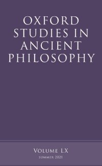 cover of the book Oxford Studies in Ancient Philosophy, Volume LX