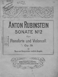 cover of the book Sonate № 2 fur Pianoforte und Violoncell