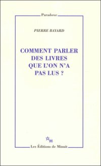 cover of the book Comment parler des livres que l'on n'a pas lu