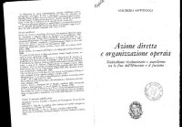 cover of the book Azione diretta e organizzazione operaia: sindacalismo rivoluzionario e anarchismo tra la fine dell'Ottocento e il fascismo