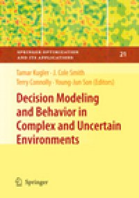 cover of the book Decision Modeling and Behavior in Complex and Uncertain Environments