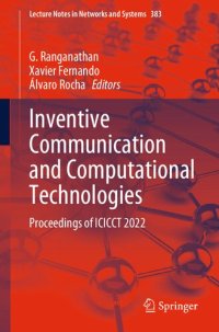 cover of the book Inventive Communication and Computational Technologies: Proceedings of ICICCT 2022