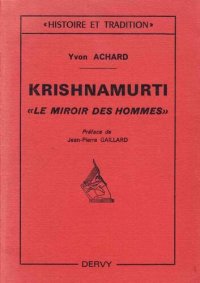 cover of the book Krishnamurti, le miroir des hommes