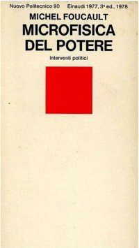 cover of the book Microfisica del potere. Interventi politici