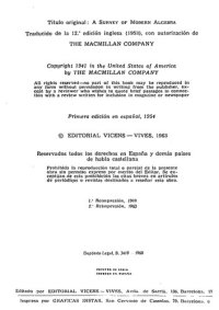 cover of the book Álgebra Moderna