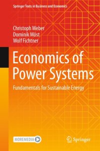 cover of the book Economics of Power Systems: Fundamentals for Sustainable Energy