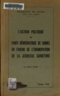 cover of the book L’action politique du Parti démocratique de Guinée en faveur de l’émancipation de la jeunesse guinéenne