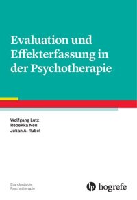 cover of the book Evaluation und Effekterfassung in der Psychotherapie