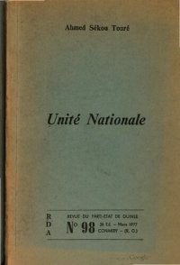 cover of the book Unité nationale