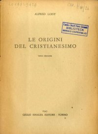 cover of the book Le origini del cristianesimo