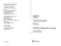 cover of the book Etica - Trattato teologico-politico