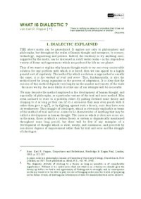 cover of the book What Is Dialectic?