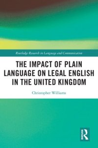 cover of the book The Impact of Plain Language on Legal English in the United Kingdom