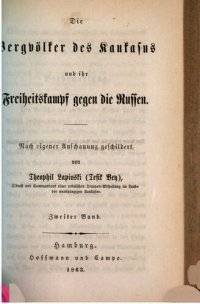 cover of the book Die Bergvölker des Kaukasus und ihr Freiheitskampf gegen die Russen