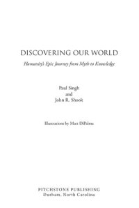 cover of the book Discovering Our World, Humanity's Epic Journey from Myth to Knowledge