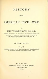 cover of the book History of the American Civil War