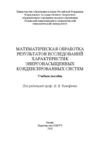 cover of the book Математическая обработка результатов исследований характеристик энергонасыщенных конденсированных систем: Учебное пособие