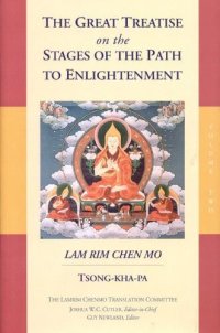 cover of the book The Great Treatise on the Stages of the Path to Enlightenment Lam rim Chen mo Volume Two