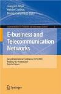 cover of the book E-business and Telecommunication Networks: Second International Conference, ICETE 2005, Reading, UK, October 3-7, 2005. Selected Papers