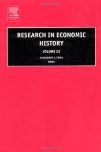 cover of the book Research in Economic History, Volume 22, Volume 22 