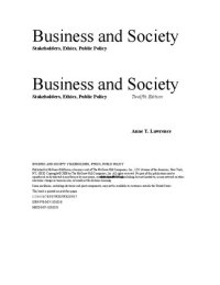 cover of the book Business and Society