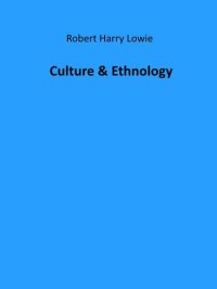 cover of the book Culture & Ethnology