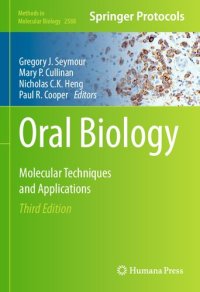 cover of the book Oral Biology: Molecular Techniques and Applications