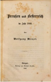 cover of the book Preußen und Österreich im Jahr 1866