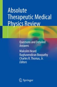 cover of the book Absolute Therapeutic Medical Physics Review: Questions and Detailed Answers