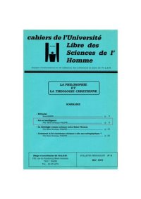 cover of the book Foi et intelligence