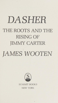 cover of the book Dasher : the roots and the rising of Jimmy Carter