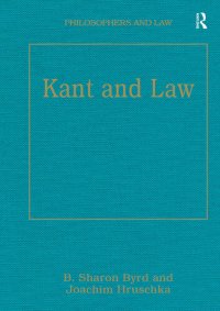 cover of the book Kant and Law