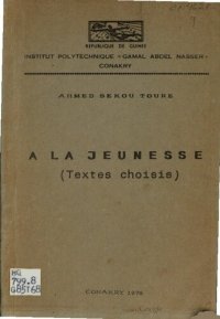 cover of the book A la jeunesse (Textes choisis)